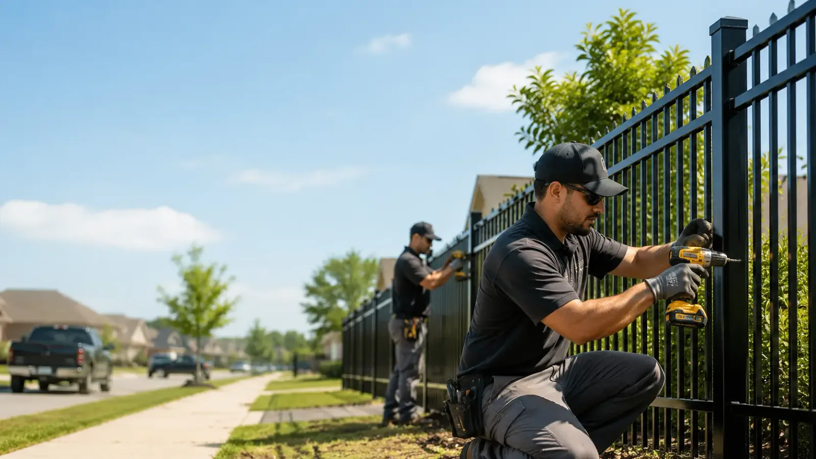 Metal Fence Installation in Raleigh, MS